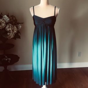 Bisou Bisou ombré braided strap dress  EUC 4